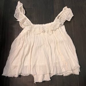 Altr’d state white flowy tank top. Size small.